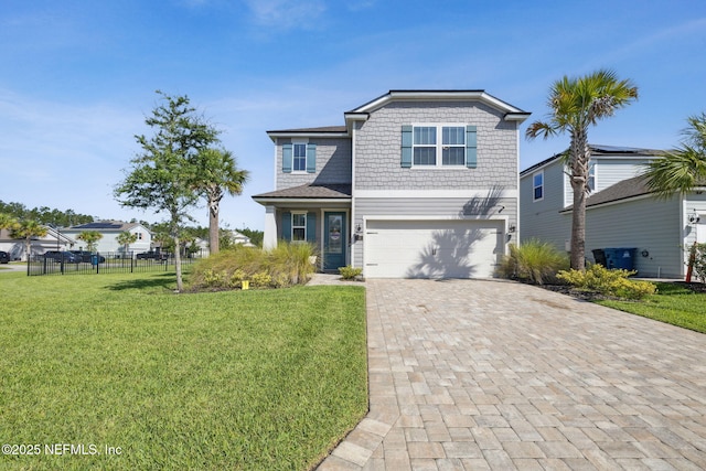 70 Creekmore Dr, Saint Augustine, FL 32092 - view of front of home with decorative driveway and an attached garage