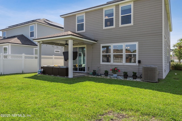 70 Creekmore Dr, Saint Augustine, FL 32092 - rear view of property with an outdoor hangout area and a patio area