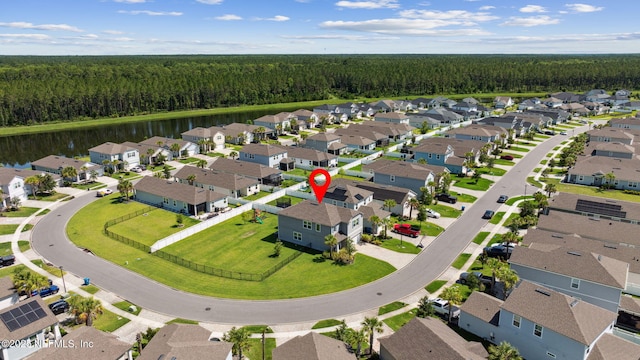 70 Creekmore Dr, Saint Augustine, FL 32092 - aerial view of residential area with a forest and a nearby body of water