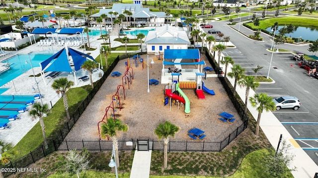 70 Creekmore Dr, Saint Augustine, FL 32092 - bird's eye view of a pool