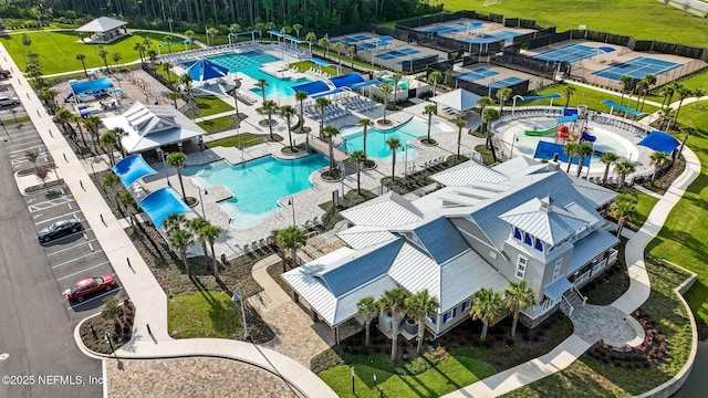 70 Creekmore Dr, Saint Augustine, FL 32092 - bird's eye view of a pool area
