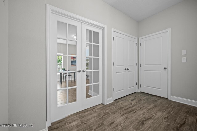 83 Tortola Way, Saint Johns, FL 32259 - entryway with french doors and dark wood-type flooring