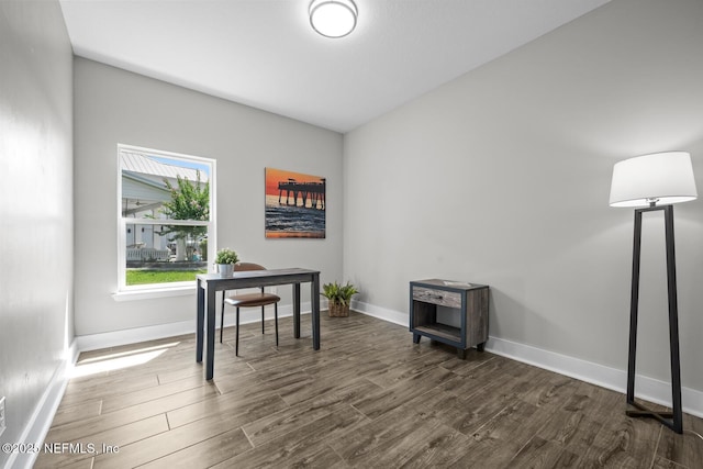 83 Tortola Way, Saint Johns, FL 32259 - office area featuring dark wood finished floors and baseboards