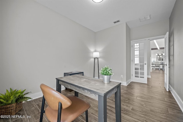 83 Tortola Way, Saint Johns, FL 32259 - home office with baseboards and wood finished floors