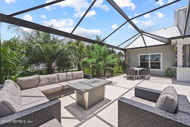 83 Tortola Way, Saint Johns, FL 32259 - view of patio with an outdoor hangout area, outdoor dining space, and a lanai