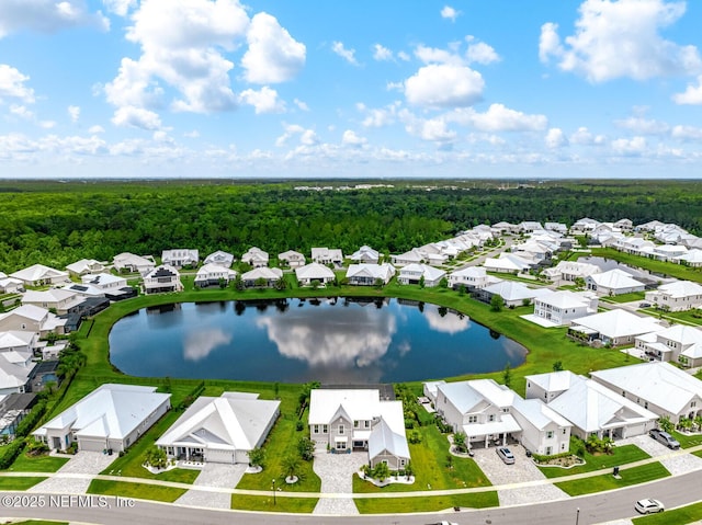 83 Tortola Way, Saint Johns, FL 32259 - aerial view of residential area featuring a forest and a large body of water