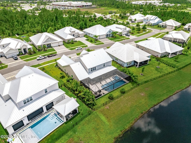 83 Tortola Way, Saint Johns, FL 32259 - aerial view of residential area featuring a large body of water and a pool