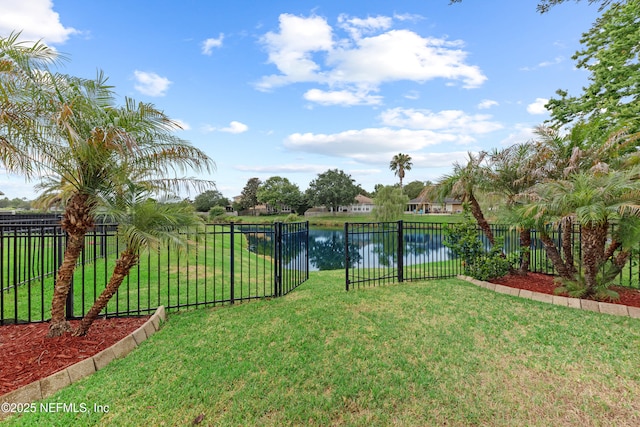 1101 Chokee Pl, Saint Augustine, FL 32092 - view of yard with a water view