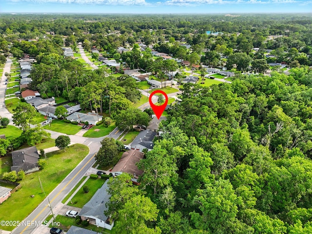 665 Grove Park Blvd, Jacksonville, FL 32216 - aerial view of property and surrounding area with nearby suburban area