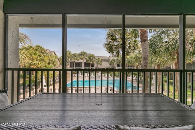 97 Village Las Palmas Cir, Saint Augustine, FL 32080 - deck with a community pool