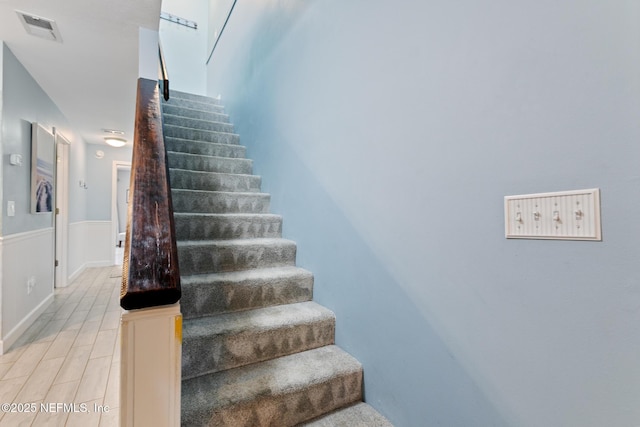 97 Village Las Palmas Cir, Saint Augustine, FL 32080 - stairway featuring wood finished floors