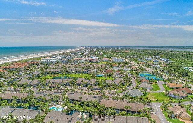 97 Village Las Palmas Cir, Saint Augustine, FL 32080 - aerial perspective of suburban area featuring expansive beach