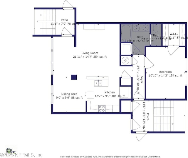 108 Laguna Villas Blvd Unit D22, Jacksonville Beach, FL 32250 - home floor plan