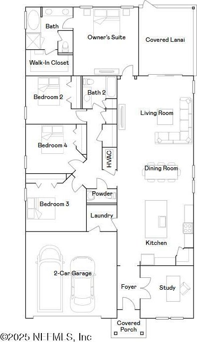85 Otsego Ln, Saint Johns, FL 32092 - floor plan / room layout