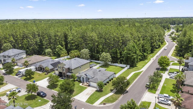 81014 Lockhaven Dr, Yulee, FL 32097 - aerial view of residential area featuring a heavily wooded area