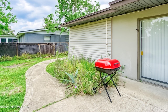 10836 Hawaii Dr S, Jacksonville, FL 32246 - view of patio featuring area for grilling