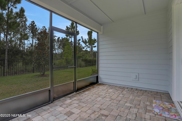 564 Jubilee Cir, Yulee, FL 32097 - view of unfurnished sunroom