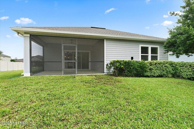 165 Crown Colony Rd, Saint Augustine, FL 32092 - back of property with a sunroom