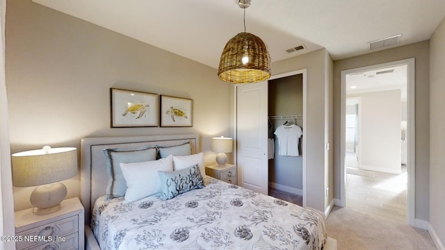 527 Superior Blvd, Saint Johns, FL 32092 - carpeted bedroom with baseboards and a closet