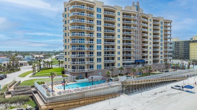 1925 S Atlantic Ave Unit 810, Daytona Beach Shores, FL 32118 - view of apartment building / complex