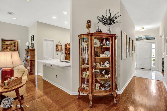 5365 Navigators Way, Jacksonville, FL 32277 - corridor featuring light wood finished floors and recessed lighting