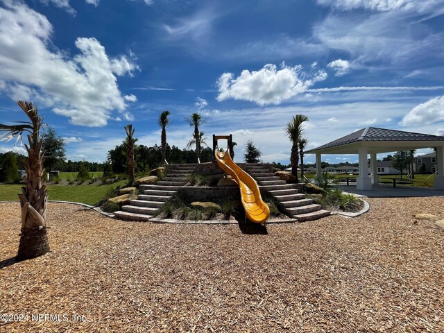 380 Palomar Dr, Saint Johns, FL 32259 - view of playground featuring a gazebo and stairs