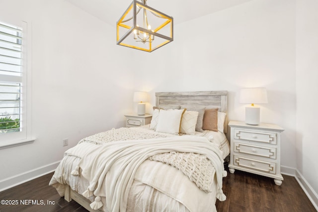 97 Marquesa Cir, Saint Johns, FL 32259 - bedroom featuring a chandelier, multiple windows, and wood finished floors