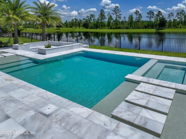 97 Marquesa Cir, Saint Johns, FL 32259 - view of pool with a water view and a fenced backyard