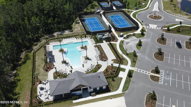 88 Round Robin Run, Saint Johns, FL 32259 - bird's eye view of a pool area
