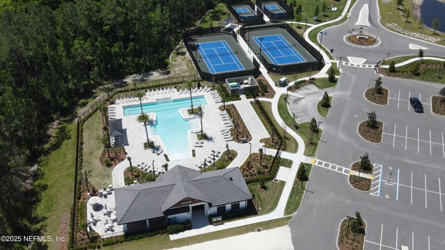 100 Round Robin Run, Saint Johns, FL 32259 - bird's eye view of a pool area