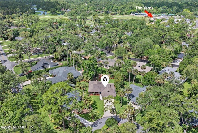 100 Palmera Ct, Ponte Vedra Beach, FL 32082 - aerial overview of property's location with nearby suburban area