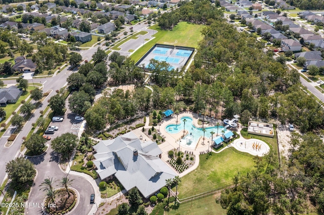 4916 Creek Bluff Ln, Middleburg, FL 32068 - aerial overview of property's location with a pool