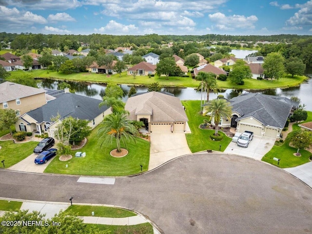 1714 Chatham Village Dr, Fleming Island, FL 32003 - aerial perspective of suburban area featuring a large body of water