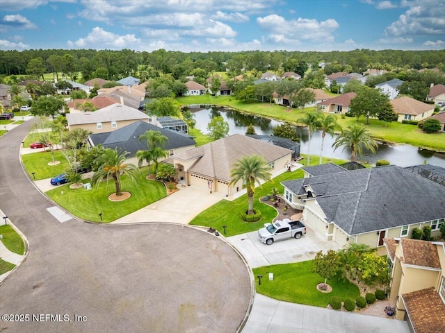 1714 Chatham Village Dr, Fleming Island, FL 32003 - aerial perspective of suburban area featuring a nearby body of water