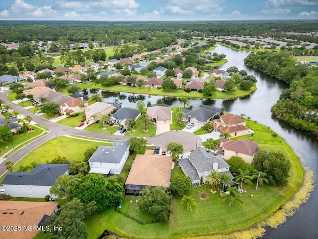 1714 Chatham Village Dr, Fleming Island, FL 32003 - aerial view of residential area with a large body of water