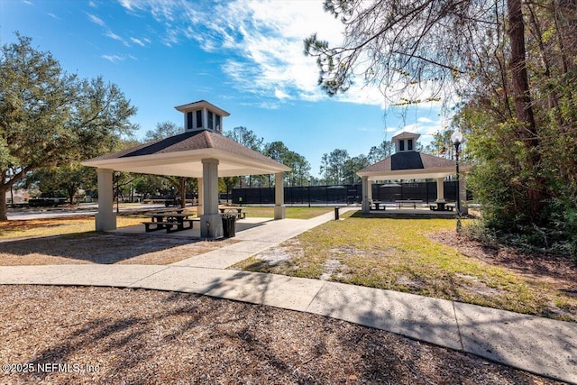1714 Chatham Village Dr, Fleming Island, FL 32003 - surrounding community featuring a gazebo