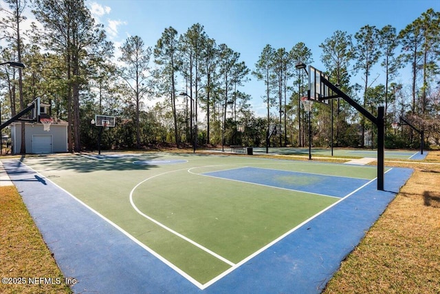 1714 Chatham Village Dr, Fleming Island, FL 32003 - view of sport court with community basketball court