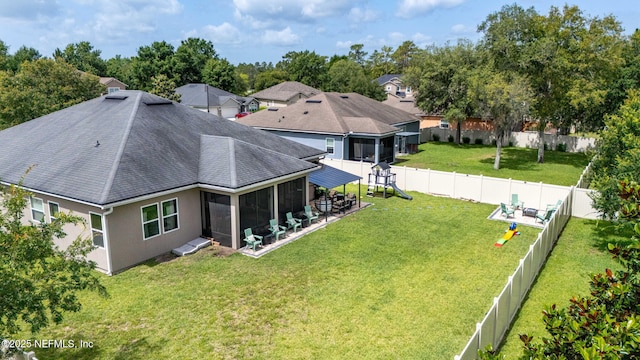 3172 Treeside Ln, Green Cove Springs, FL 32043 - aerial view of property and surrounding area