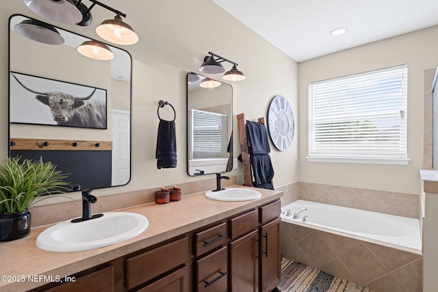 3172 Treeside Ln, Green Cove Springs, FL 32043 - bathroom with a bath and double vanity