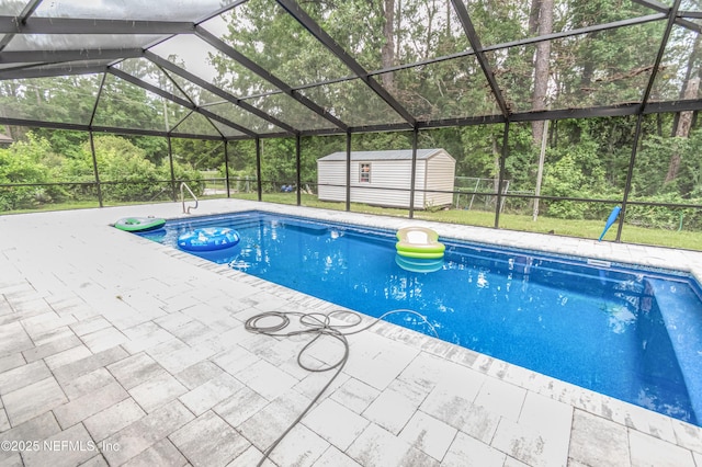 1165 5th St, Macclenny, FL 32063 - swimming pool featuring a patio and a lanai