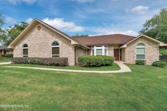2760 Graniteridge Ct, Orange Park, FL 32065 - view of front of home featuring a front lawn and brick siding