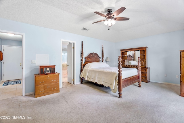 2760 Graniteridge Ct, Orange Park, FL 32065 - carpeted bedroom with baseboards, a ceiling fan, and ensuite bathroom