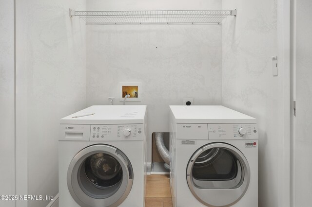 4300 S Beach Pkwy Unit 3214, Jacksonville Beach, FL 32250 - laundry room featuring washer and dryer