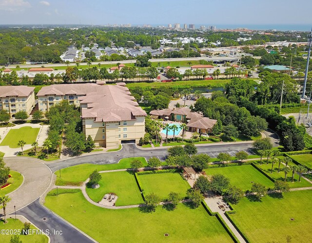 4300 S Beach Pkwy Unit 3214, Jacksonville Beach, FL 32250 - bird's eye view of a pool area