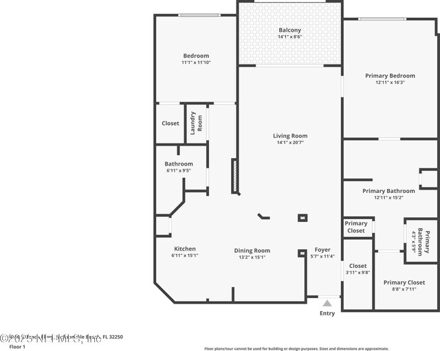 4300 S Beach Pkwy Unit 3214, Jacksonville Beach, FL 32250 - room layout