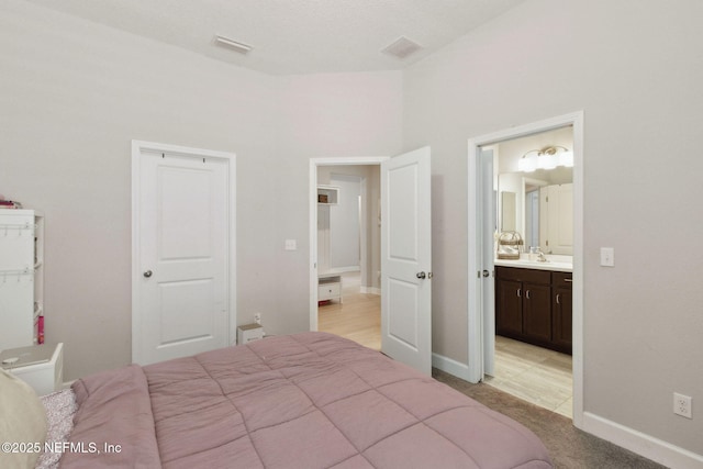 101 Bucktail Ave, Ponte Vedra, FL 32081 - bedroom featuring light colored carpet and connected bathroom
