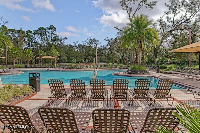 101 Bucktail Ave, Ponte Vedra, FL 32081 - community pool featuring view of wooded area and a patio