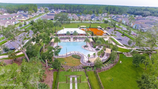 101 Bucktail Ave, Ponte Vedra, FL 32081 - aerial view of property's location featuring a pool and nearby suburban area