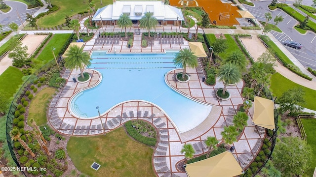 101 Bucktail Ave, Ponte Vedra, FL 32081 - bird's eye view of a pool area