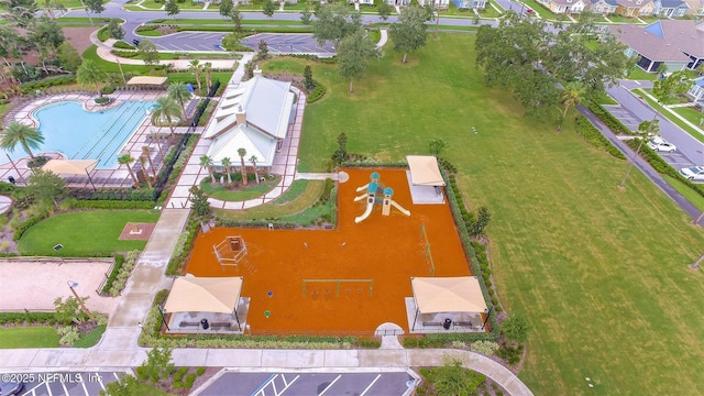 101 Bucktail Ave, Ponte Vedra, FL 32081 - bird's eye view of a pool area